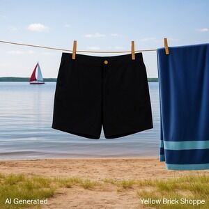 Men's Calvin Klein Black Swim Trunks‎ L